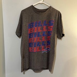 Buffalo Bills gray t-shirt large